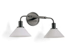 Theron 2-Light Glass Wall Sconce