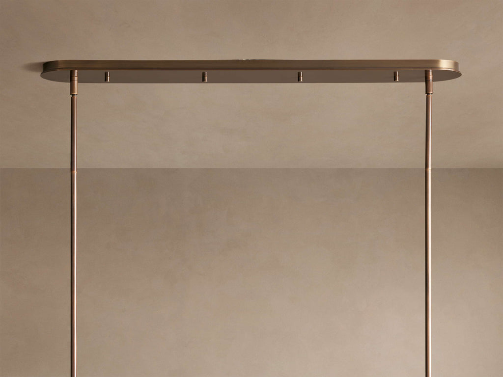 Daphne Fabric Linear Chandelier