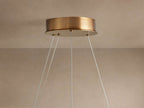 Halima Halo Alabaster Chandelier