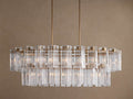 Delsie Oval Tiered Chandelier 63-Inch72-Inchw