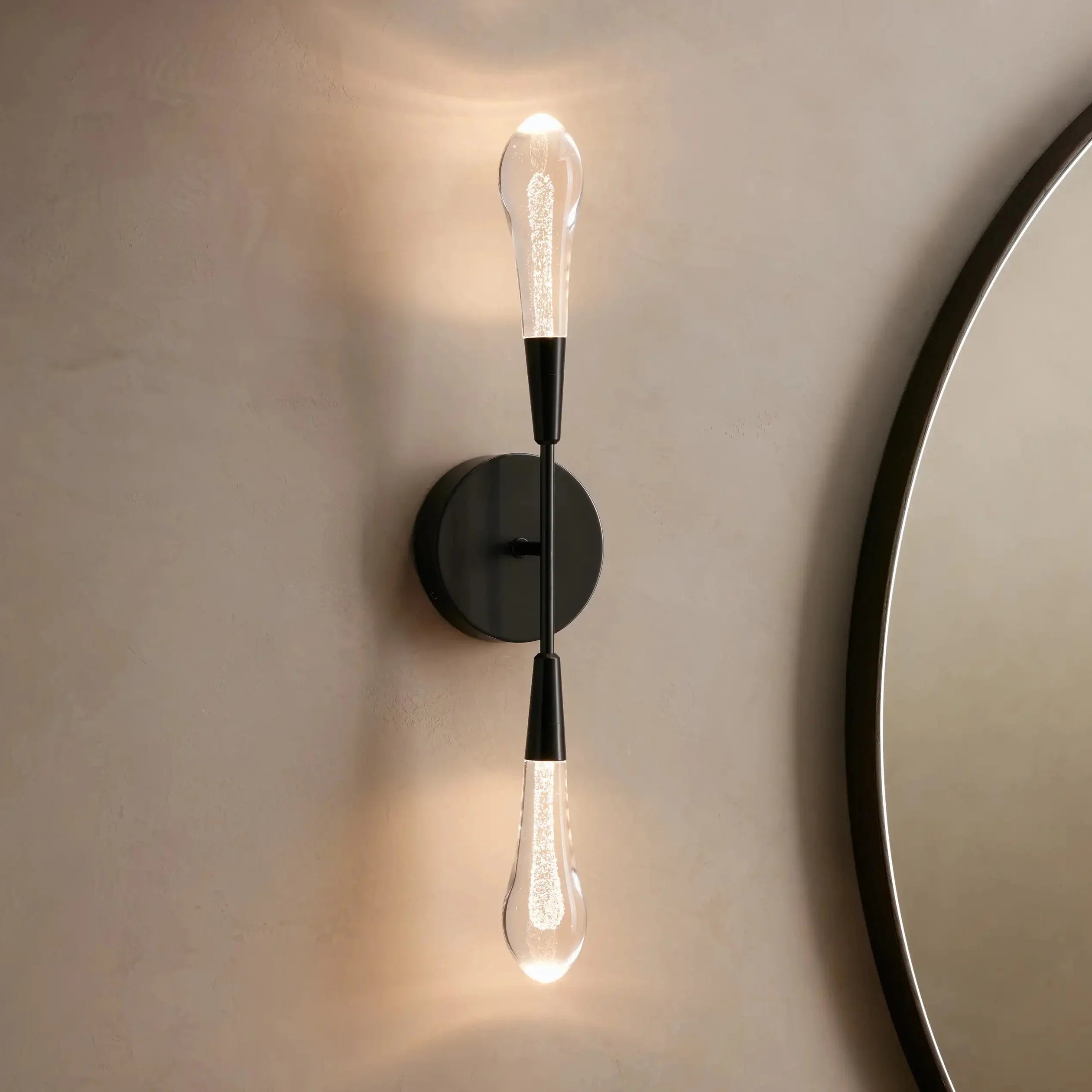Soltaire Crystal Double Wall Sconce