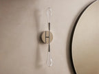 Soltaire Crystal Double Wall Sconce