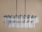 Delsie Oval Tiered Chandelier 63-Inch72-Inchw