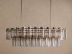 Delsie Oval Tiered Chandelier 63-Inch72-Inchw