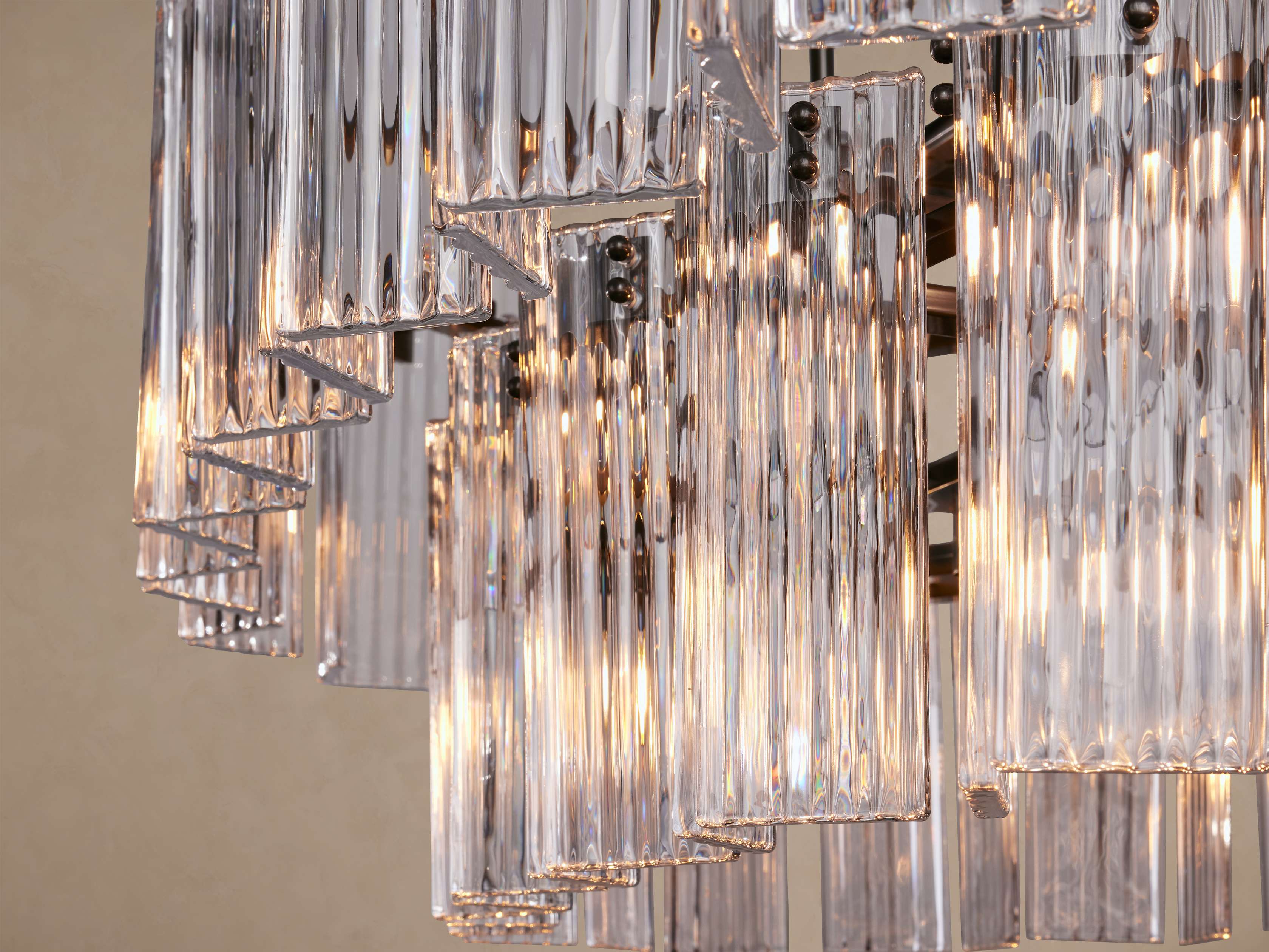 Delsie Oval Tiered Chandelier 63-Inch72-Inchw