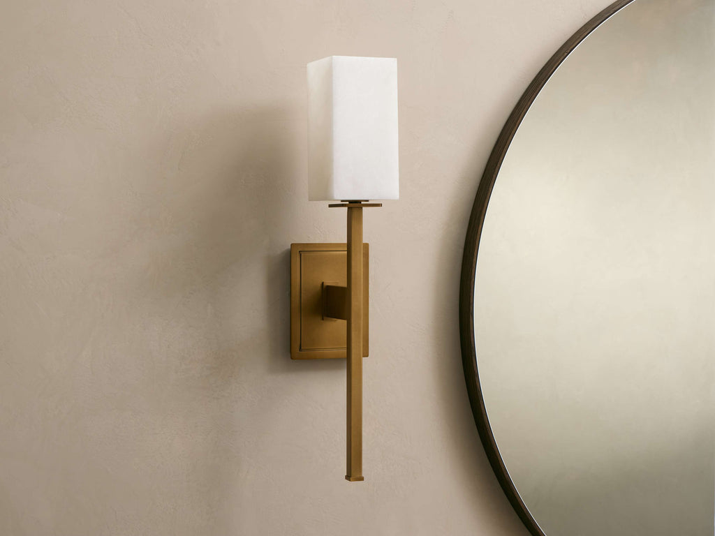 Cinda Alabaster Wall Sconce