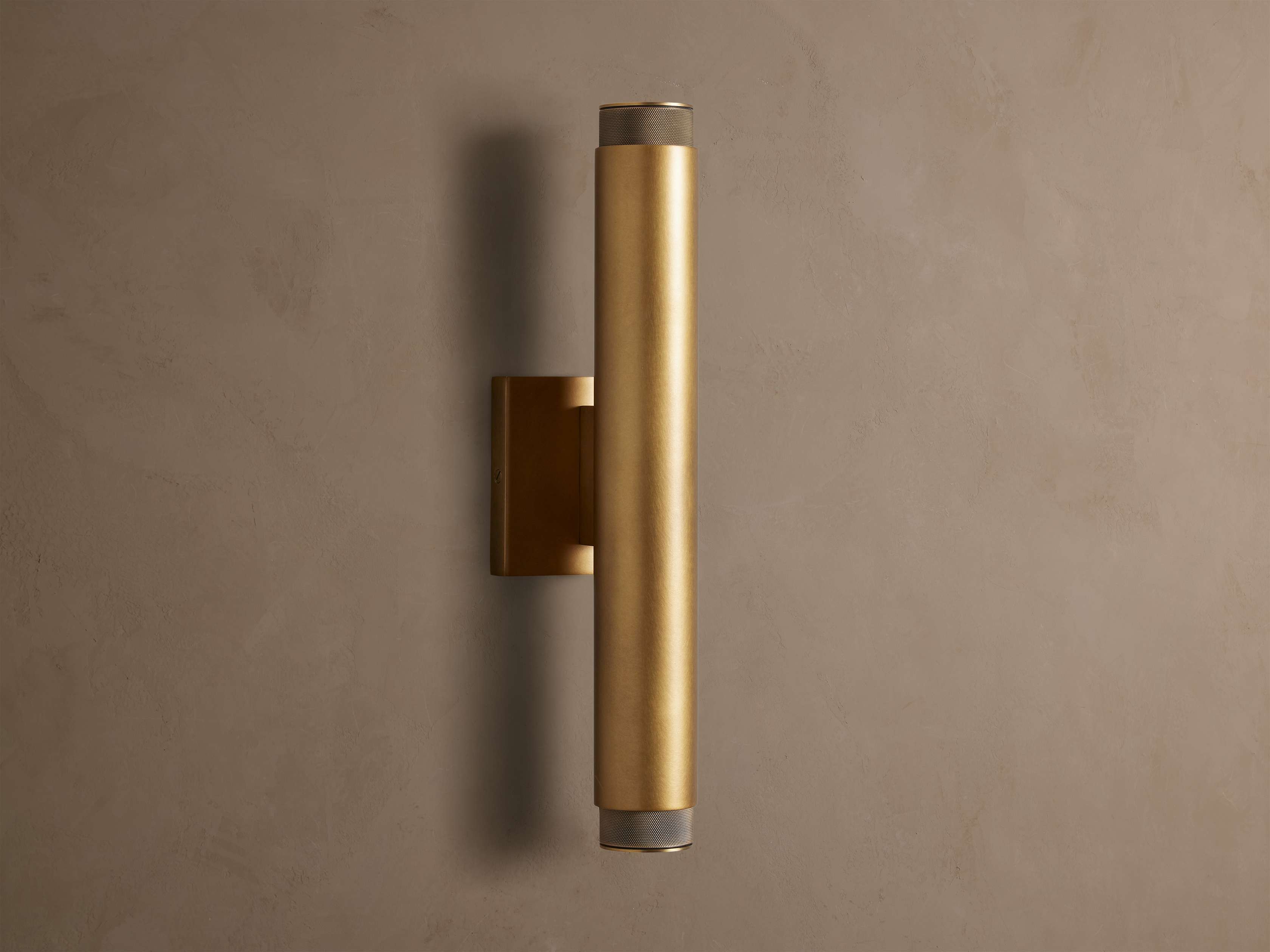 Spotlight Outdoor Sconce in Brass