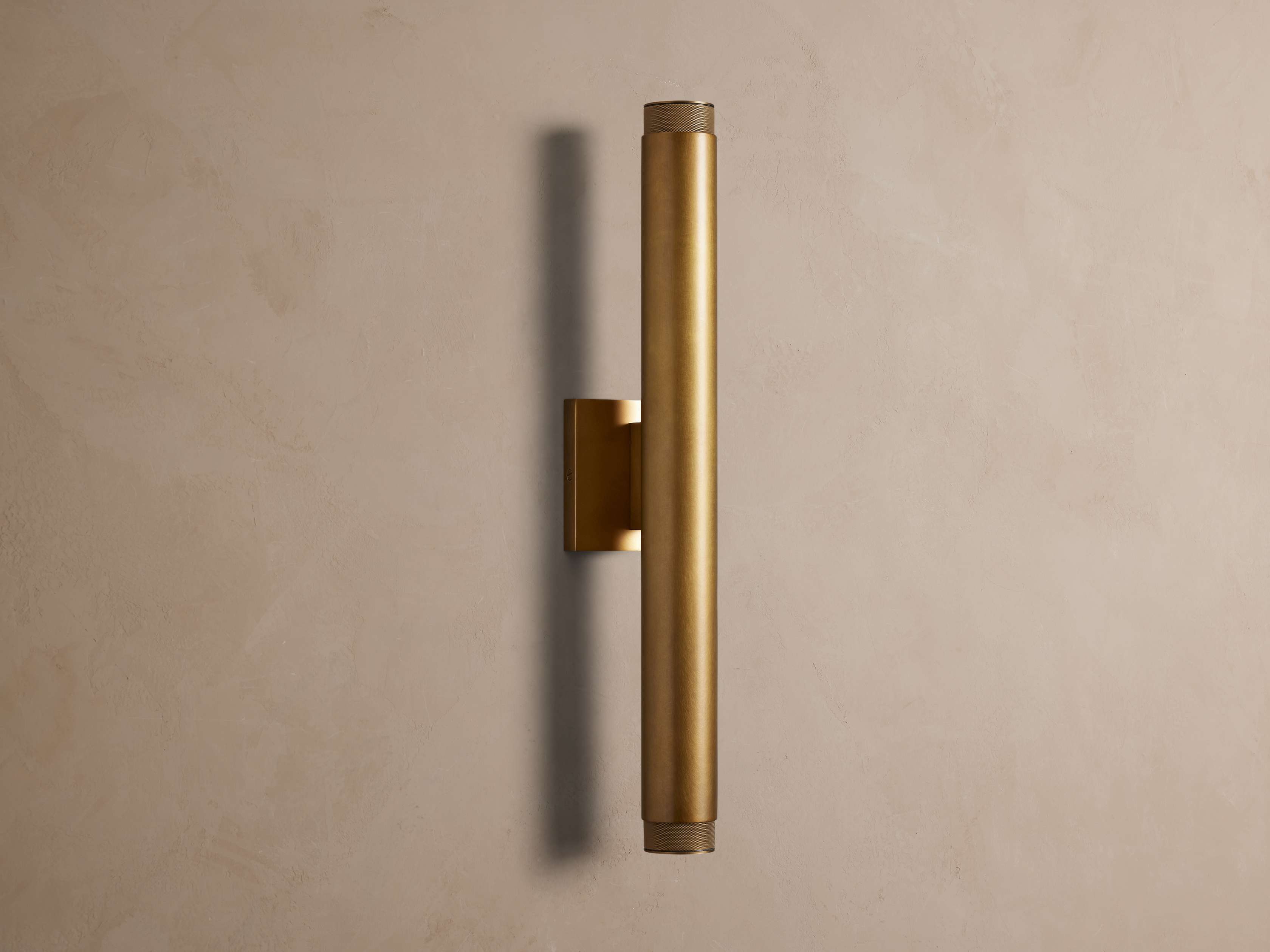 Spotlight Outdoor Sconce in Brass