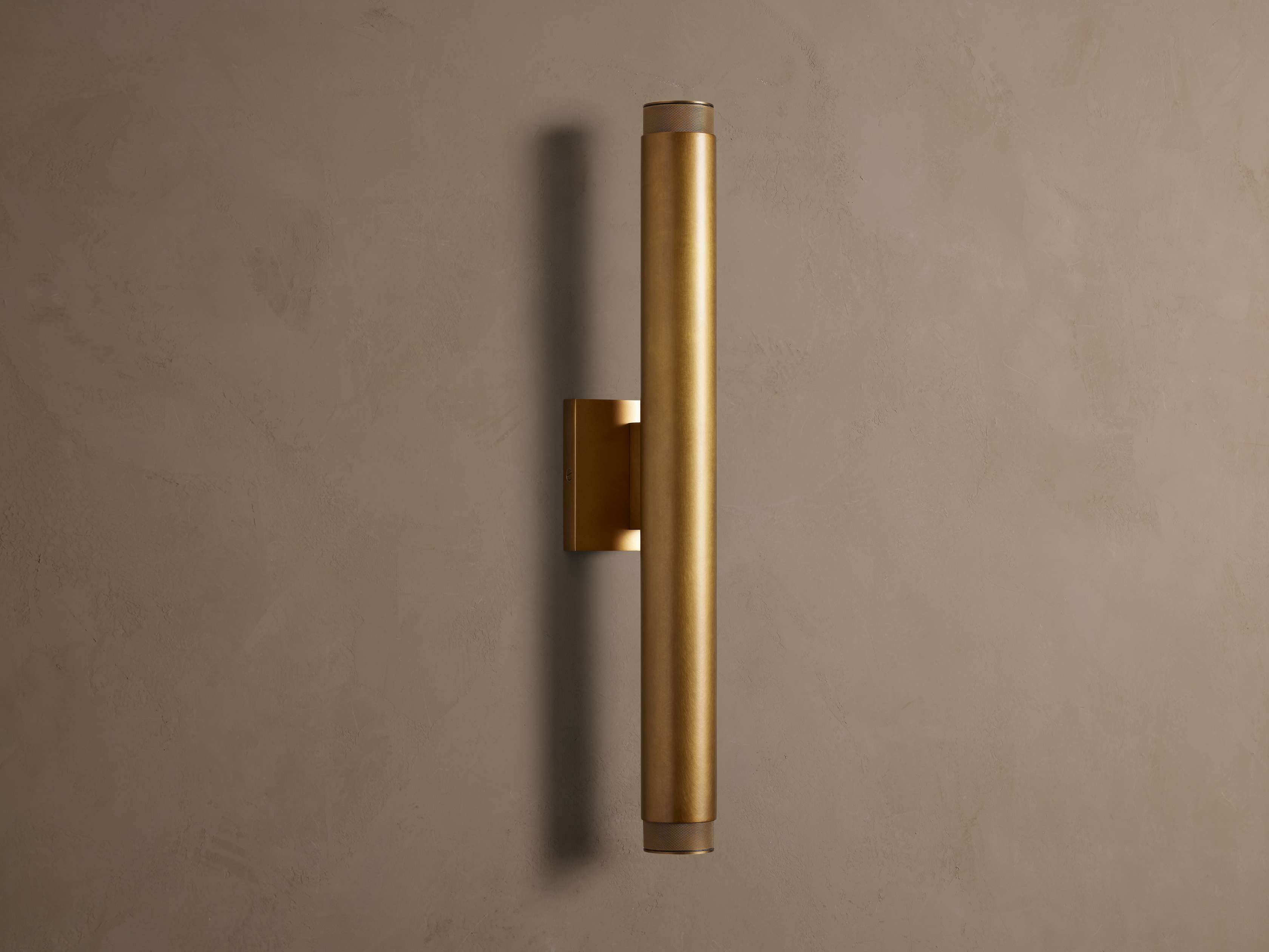Spotlight Outdoor Sconce in Brass