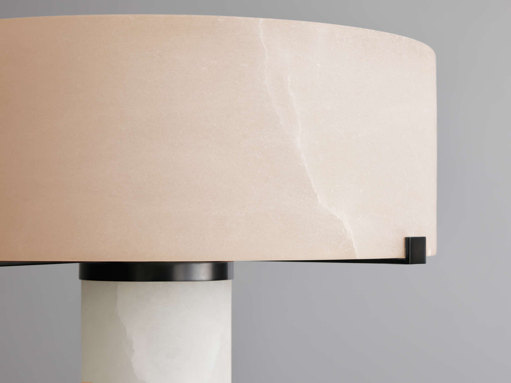 Chayla Alabaster Stone Floor Lamp 64-Inchh