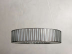 Jeunet Round Chandelier in Nickel