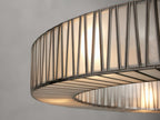 Jeunet Round Chandelier in Nickel