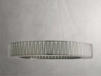 Jeunet Round Chandelier in Nickel