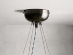 Jeunet Round Chandelier in Nickel