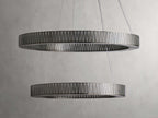Jeunet 2-Tier 60-InchRound Chandelier in Nickel