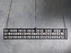 La Cage 50-InchRectangular Chandelier in Bronze