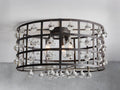 La Cage Flush Mount in Bronze
