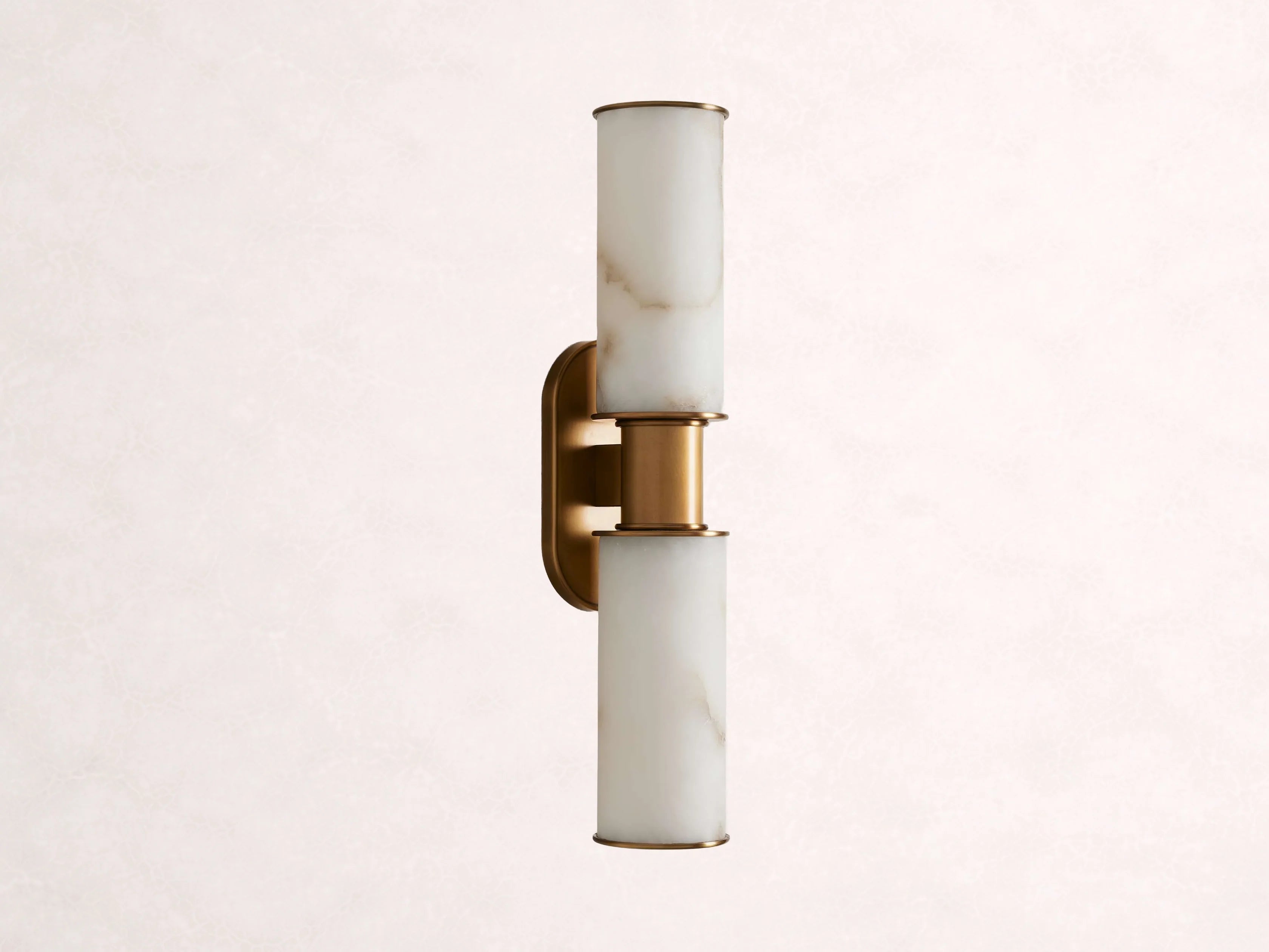 Harlin 2-Light Wall Sconce in Alabaster