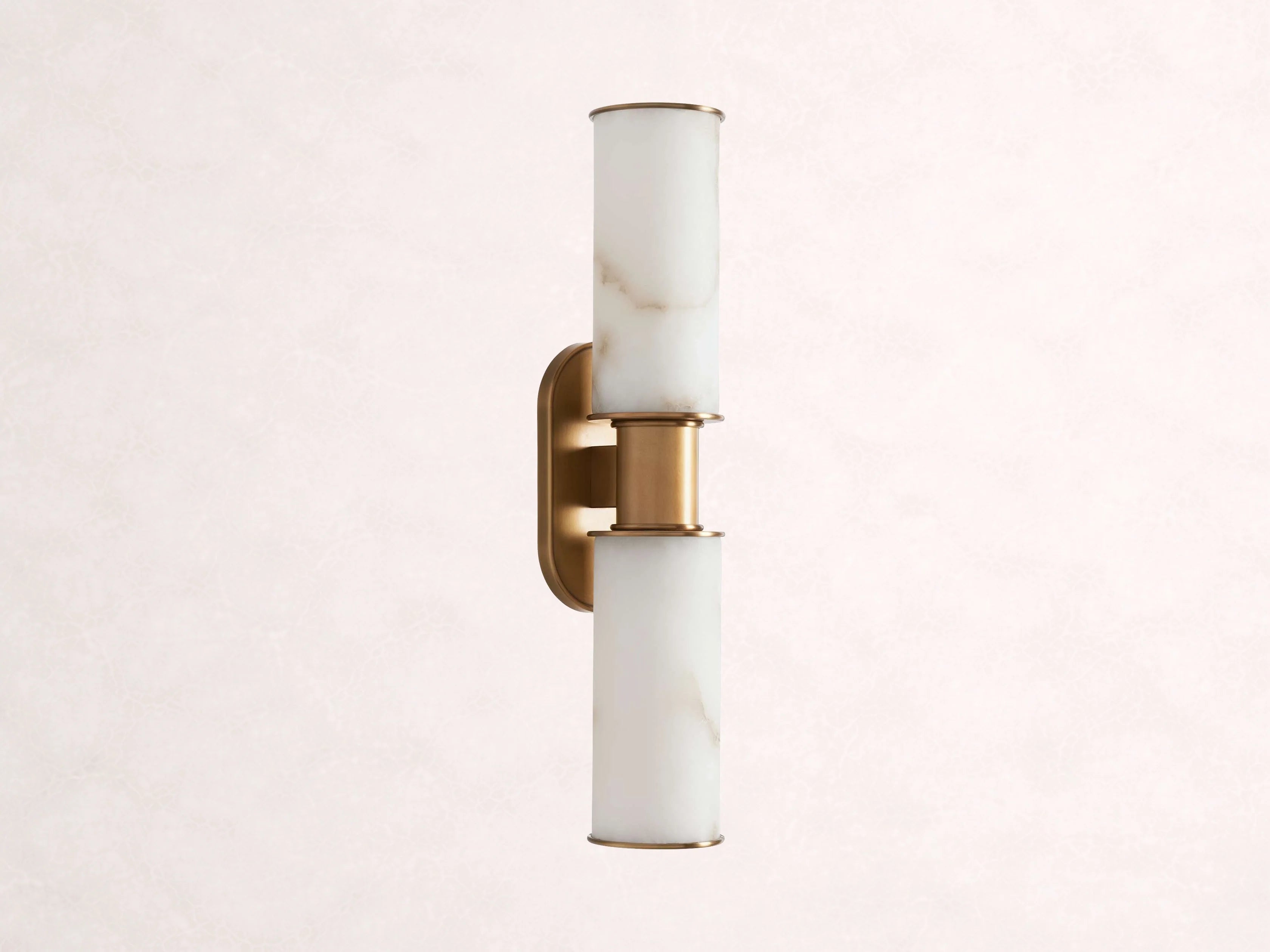 Harlin 2-Light Wall Sconce in Alabaster