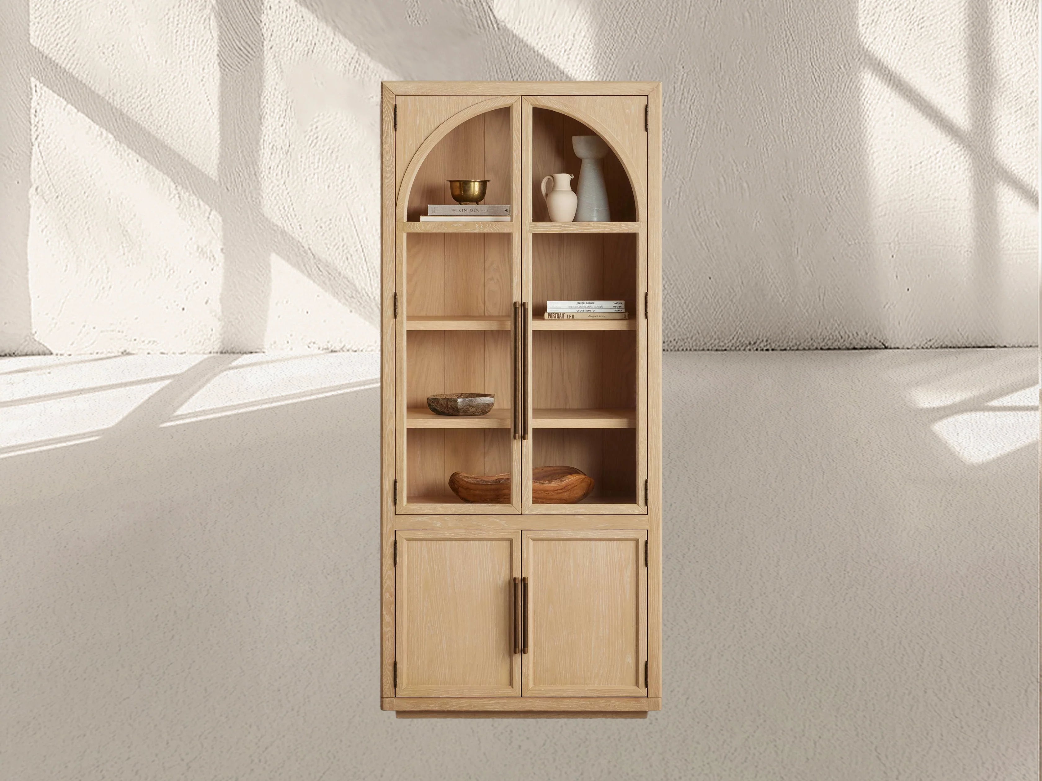 Hattie Squared Glass Cabinet