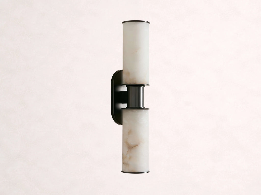 Harlin 2-Light Wall Sconce in Alabaster