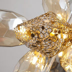 Glass Chandelier Italian Light Luxury Light for Dining Room / living Room