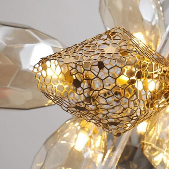 Glass Chandelier Italian Light Luxury Light for Dining Room / living Room