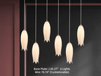 Elegant Flower Chandelier for Foyer / Staircase