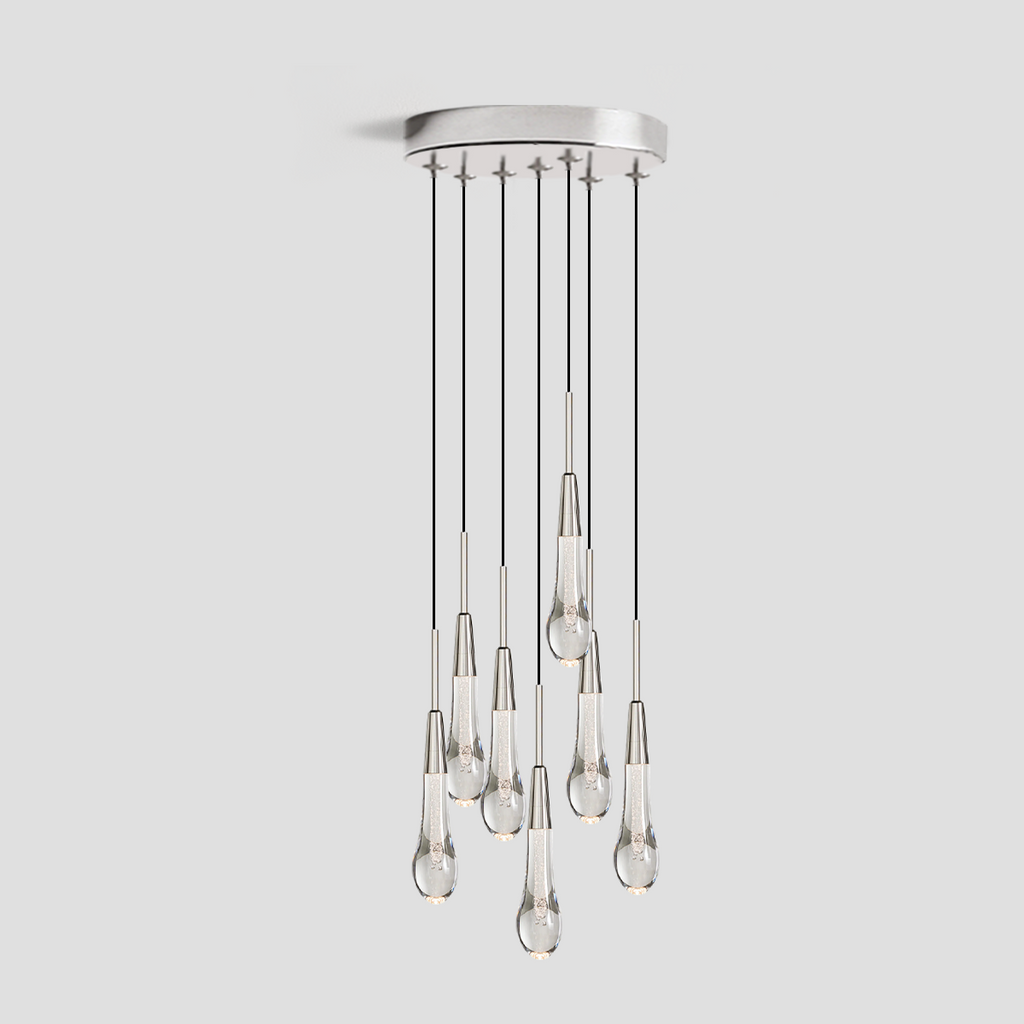 Soltaire Cluster Crystal Pendant 3 Light 5 Light 7light