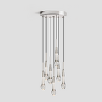 Soltaire Cluster Crystal Pendant 3 Light 5 Light 7light