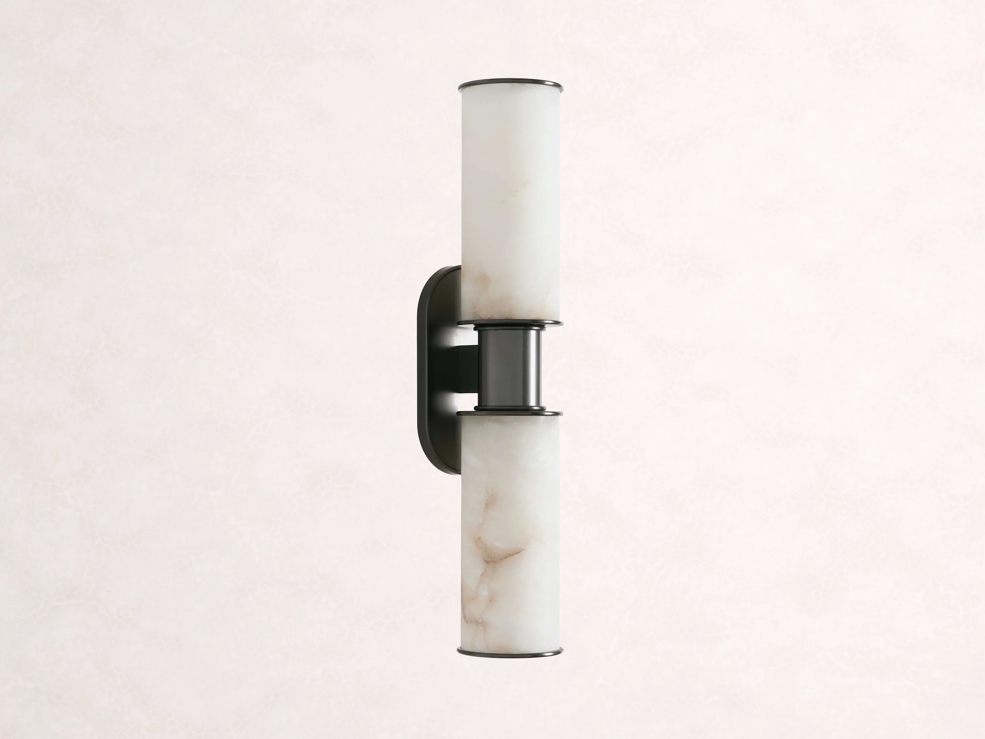 Harlin 2-Light Wall Sconce in Alabaster