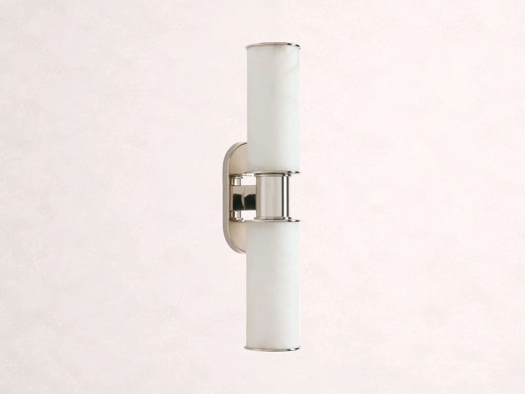 Harlin 2-Light Wall Sconce in Alabaster