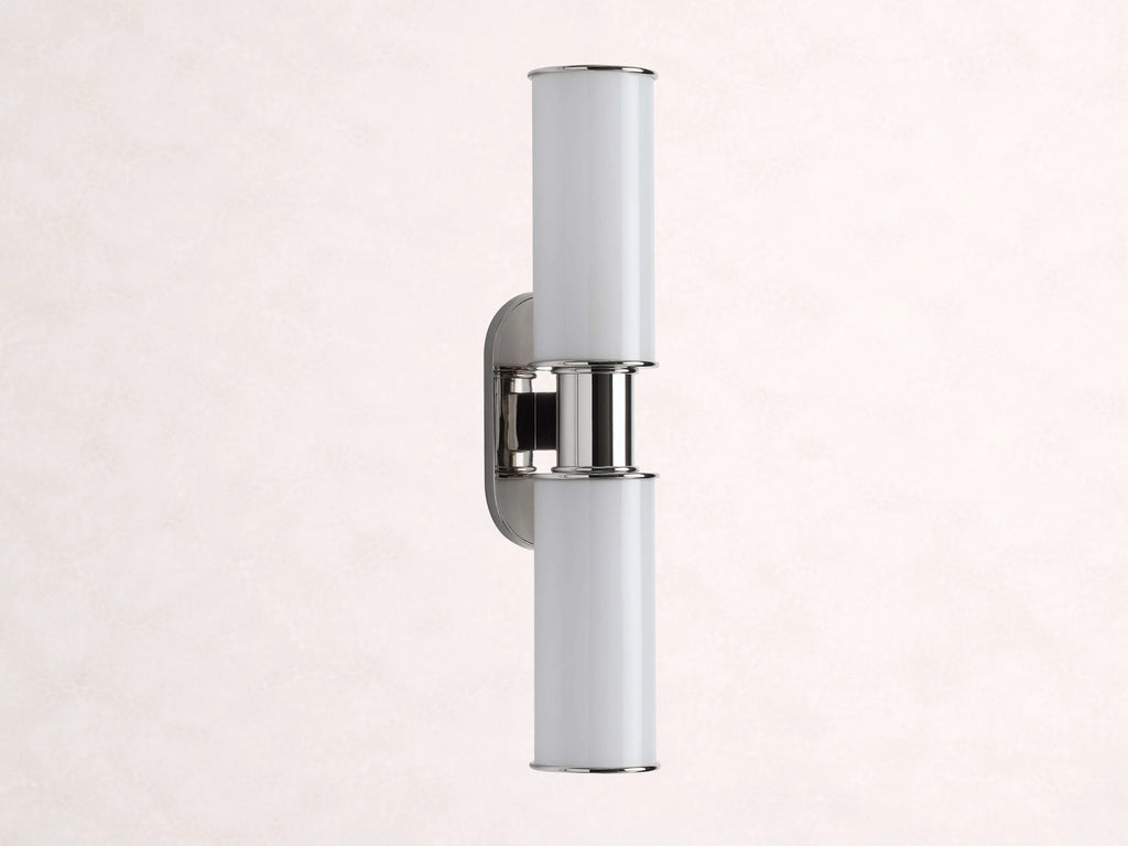 Harlin 2-Light Wall Sconce in Milk