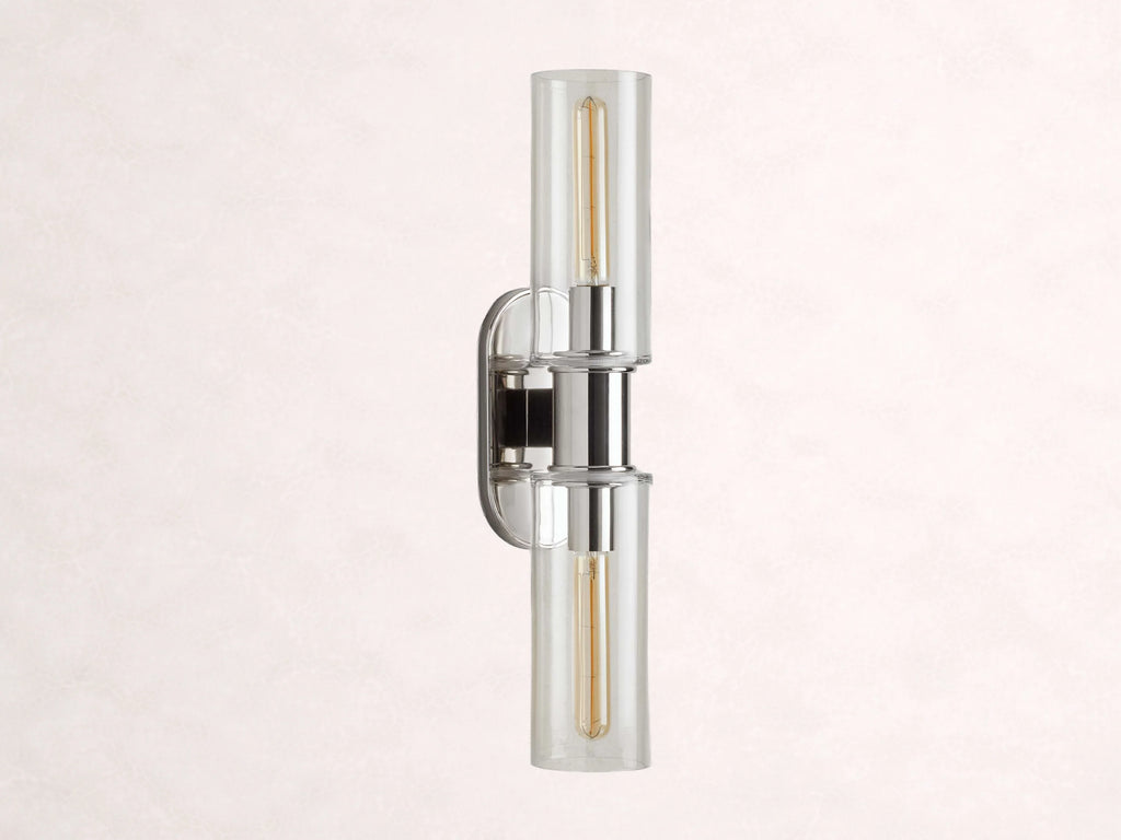 Harlin 2-Light Wall Sconce in Clear