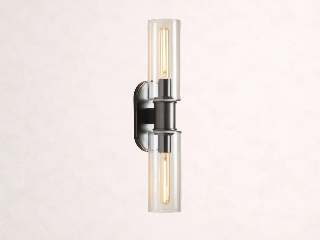 Harlin 2-Light Wall Sconce in Clear