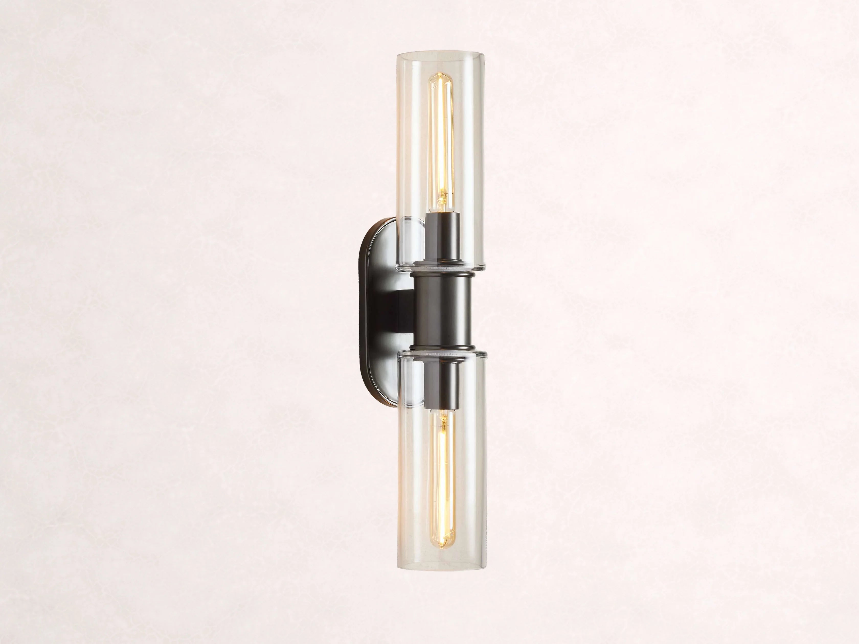 Harlin 2-Light Wall Sconce in Clear