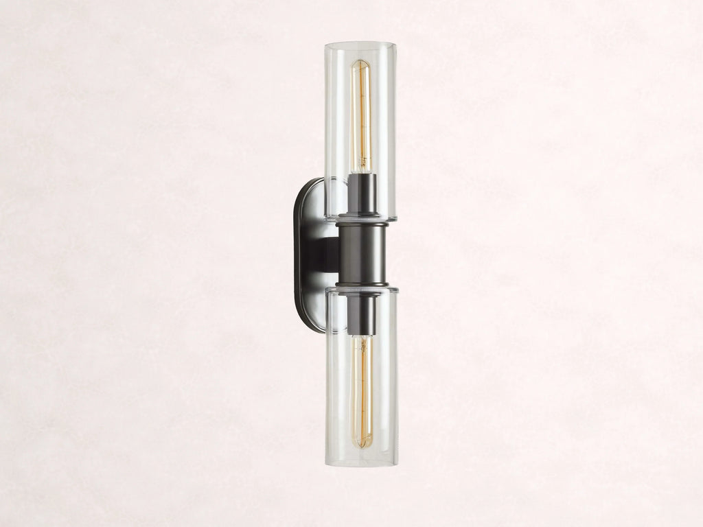 Harlin 2-Light Wall Sconce in Clear