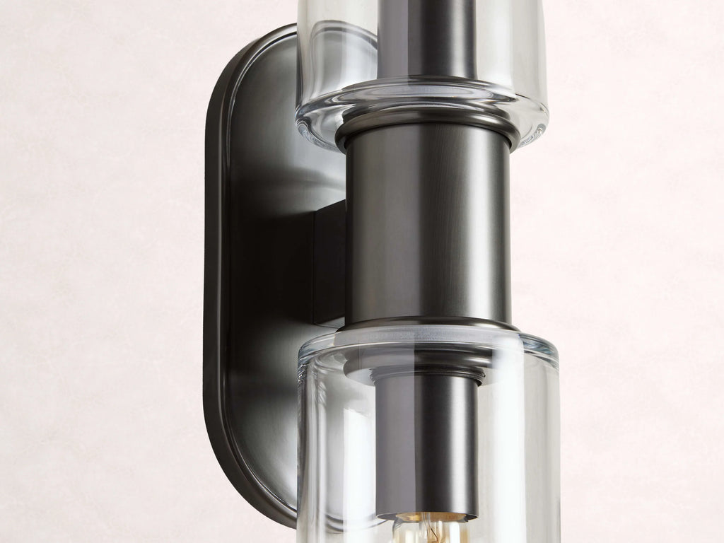 Harlin 2-Light Wall Sconce in Clear
