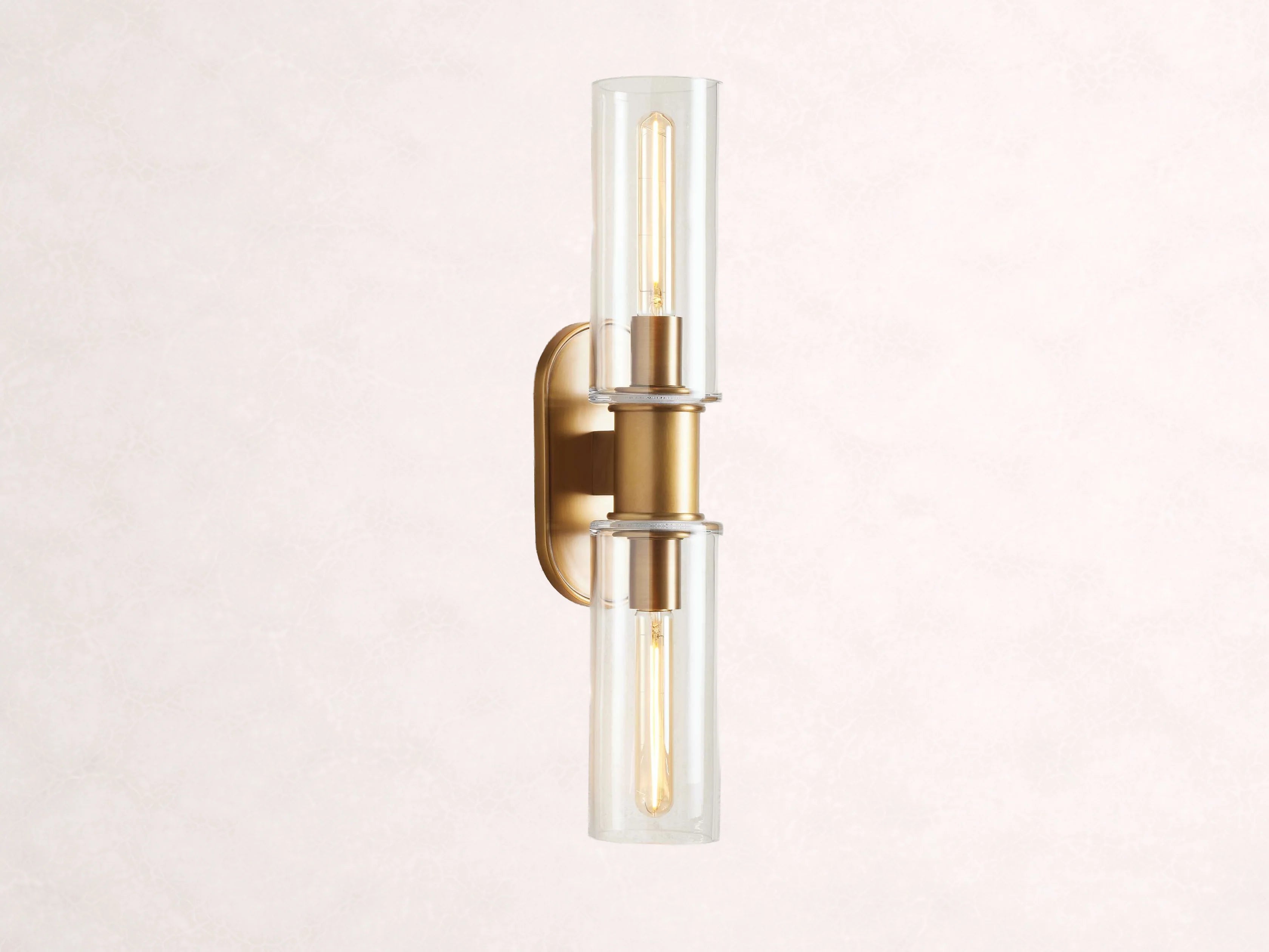 Harlin 2-Light Wall Sconce in Clear