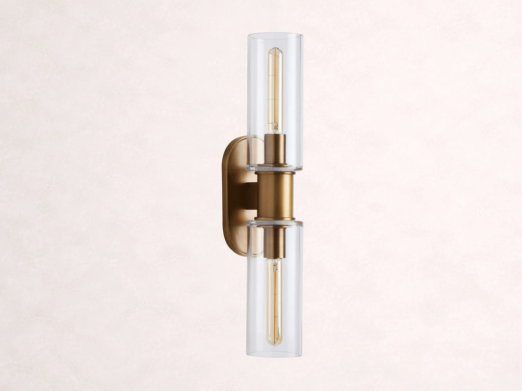 Harlin 2-Light Wall Sconce in Clear
