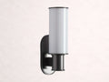Harlin Bronze Wall Sconce in Milk