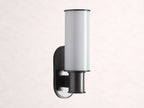Harlin Bronze Wall Sconce in Milk