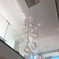 Modern Nordic Style Hand Blown Glass Pendant Crystal Chandelier for Dining Room / living Room / stairwell