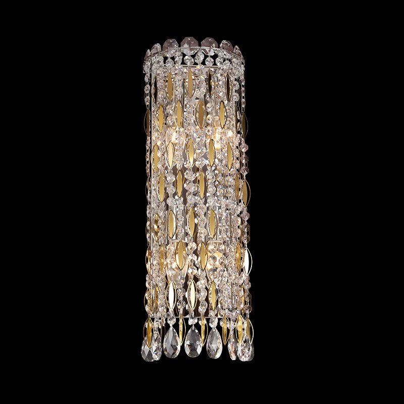 Light Luxury Crystal Beads Drum Collection Flush Mounted / rectangle / round Chandelier