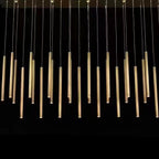 Gold Minimalism Pendant Chandelier for Dining Room