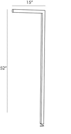 Salford Floor Lamp 79810 technical dimension drawing