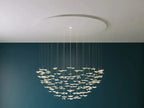 New Postmodern Round / oval 84 / 102 / 170 / 192 Leaves Art Design Chandelier