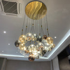 Italian Creative Glass Bubble Ball Chandelier for Living / dining Room / kitchen Island