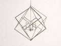 Geode 30-InchChandelier in Silver