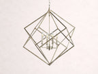 Geode 30-InchChandelier in Silver
